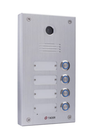Analogue Doorphone with four calling buttons to call analogue extension at the pbx