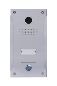 אינטרקום 2 גידים המשלב מצלמה ולחצן קריאה אחד, אינטרקום שתי גידים המשלב מצלמה ולחצן קריאה