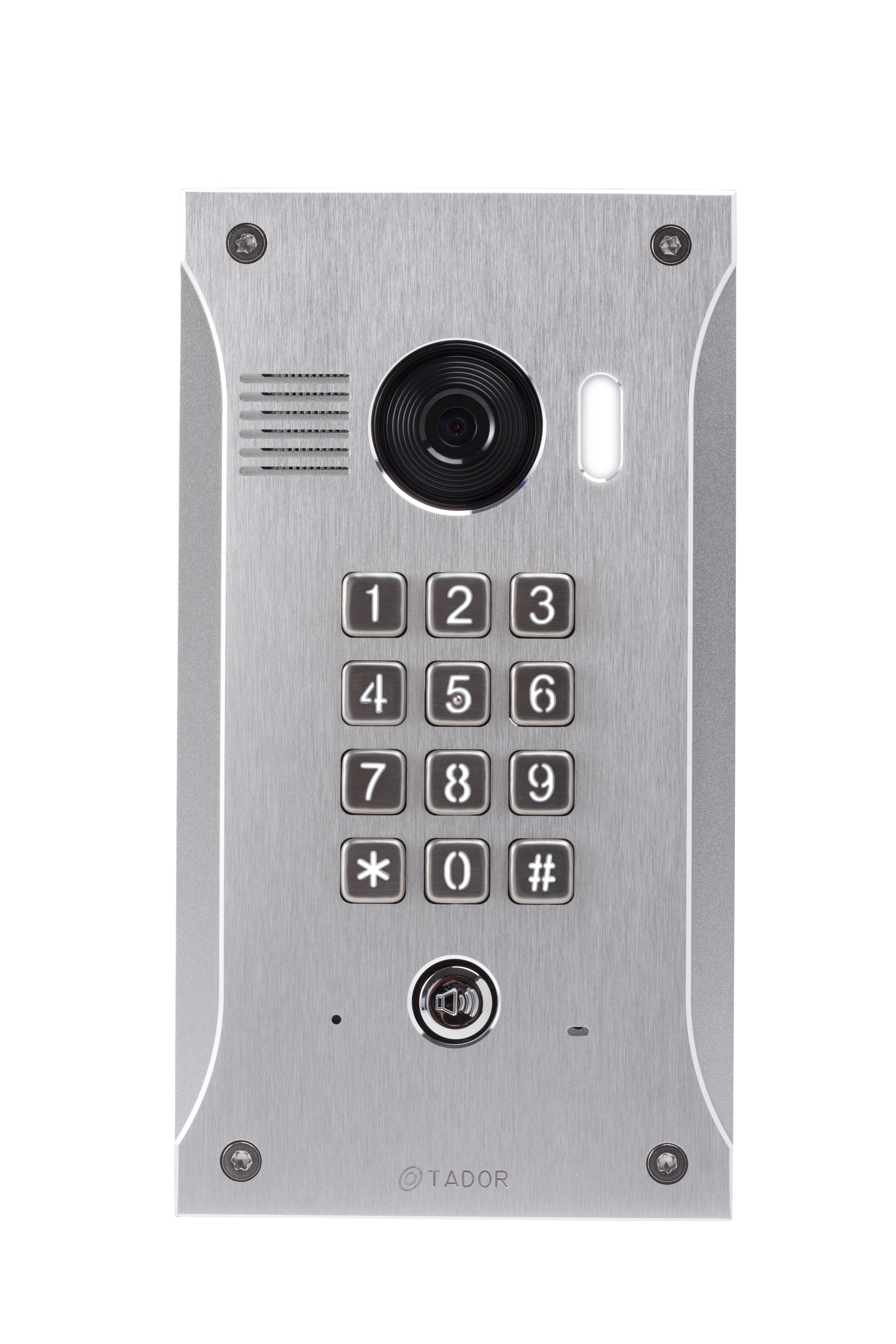 תדאור אינטרקום 2 גיד המשלב מצלמה קודן ולחצן קריאה 2wire intercom with camera keypad and 1 button TADOR