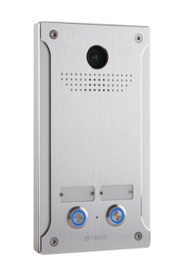 תדאור אינטרקום 2 גיד המשלב מצלמה ו 2 לחצני קריאה, ושני לחצני קריאה 2wire שתי לחצני קריאה וקודן