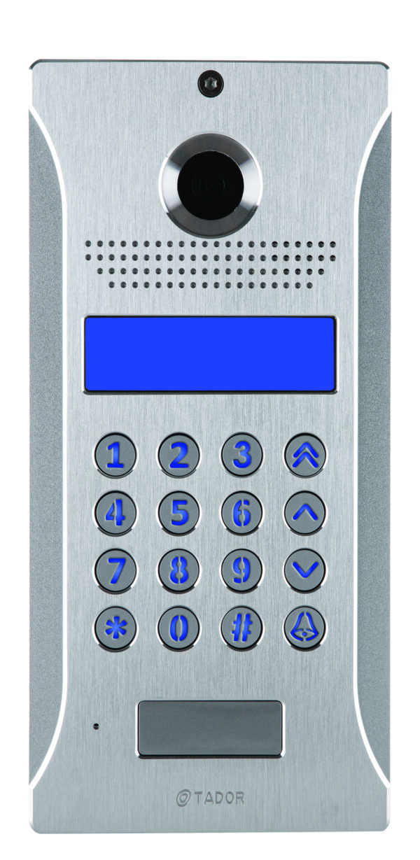 IP Panel for buildign, 2 line lcd screen, can do direct ip calls, SIP Call, connect to IP PBX