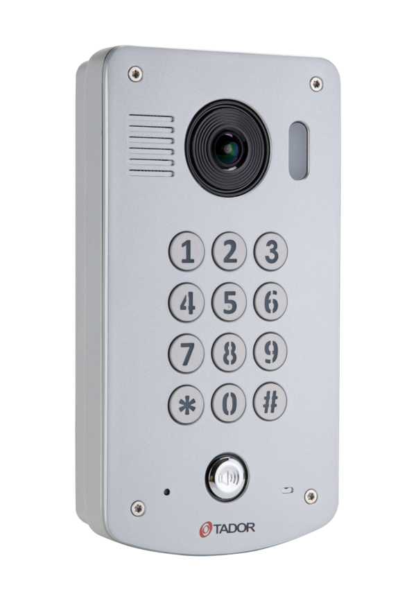2 wires door entry panel, keypad + camera and callig button