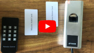 הוספת טביעת אצבע לבקר כניסה ביומטרי